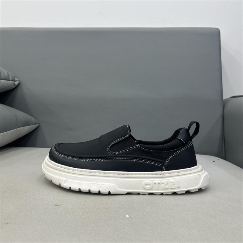 Summer new lazy breathable cloth board shoes comfortable and lightweight platform casual trendy shoes xk 38 чёрный