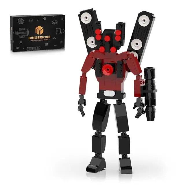 

395 шт. Skibidi, туалет, часы, строительные блоки, аниме, игрушки Титан, фигурки, сборка, развивающие кирпичи, подарки на день рождения для детей и взрослых