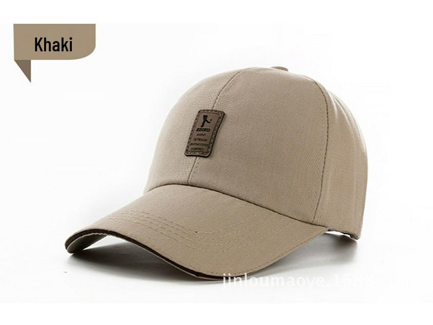 Classic Canvas Inscription Baseball Cap - Spring/Autumn Outdoor Sunshade
