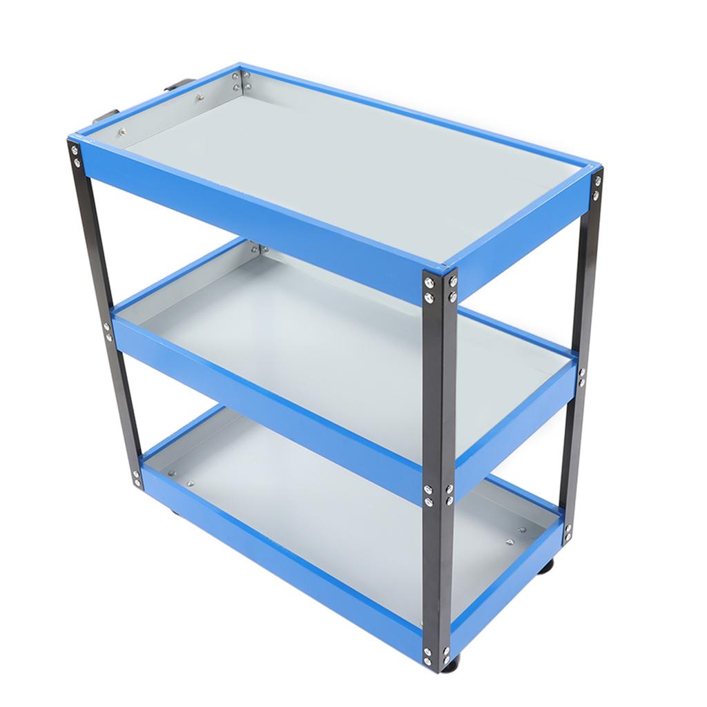3 Tier Tool Trolley 110 LBs Load Capacity Heavy Duty Service Utility Cart for Warehouse Garage