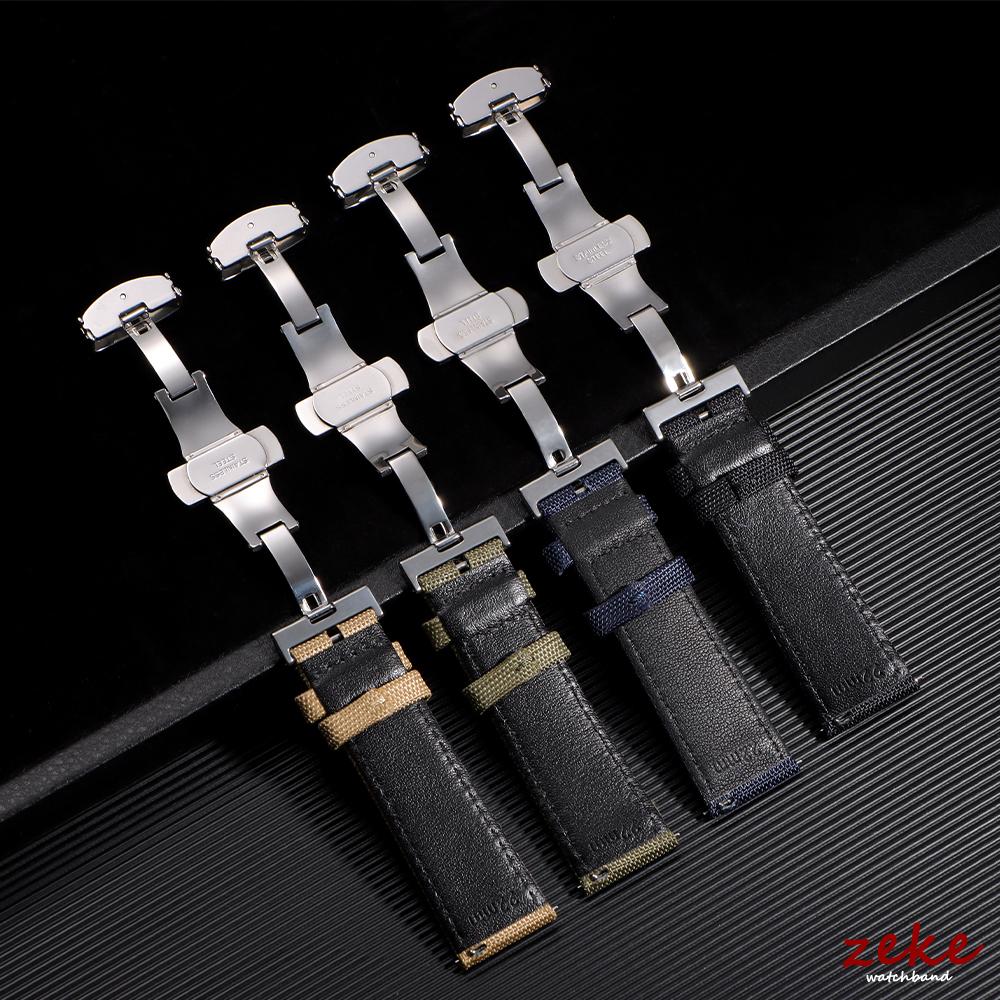 Waterproof Sailcloth Watch Band 20mm 22mm Quick Release Watch Strap Durable Nylon Wristband Sports Deployment Buckle Bracelet