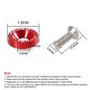 Universal 20Pcs M6 * 20mm JDM Bumper Fender Washer Kit Engine Bay Dress Up Bolts Fasteners Aluminum Concave Hex Screws