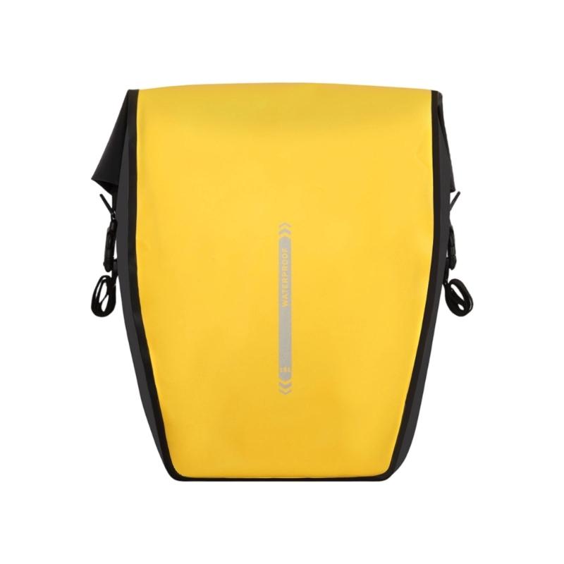 Water Resistant Bicycles Commuting Bag Double Side Saddles Bag with Reflective Trim Luggage Carriers Panniers Bag