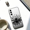 Dark flower Phone Case For Samsung Galaxy A73,A72,A71,A70,A53,A52,A51,Soft Black Cover