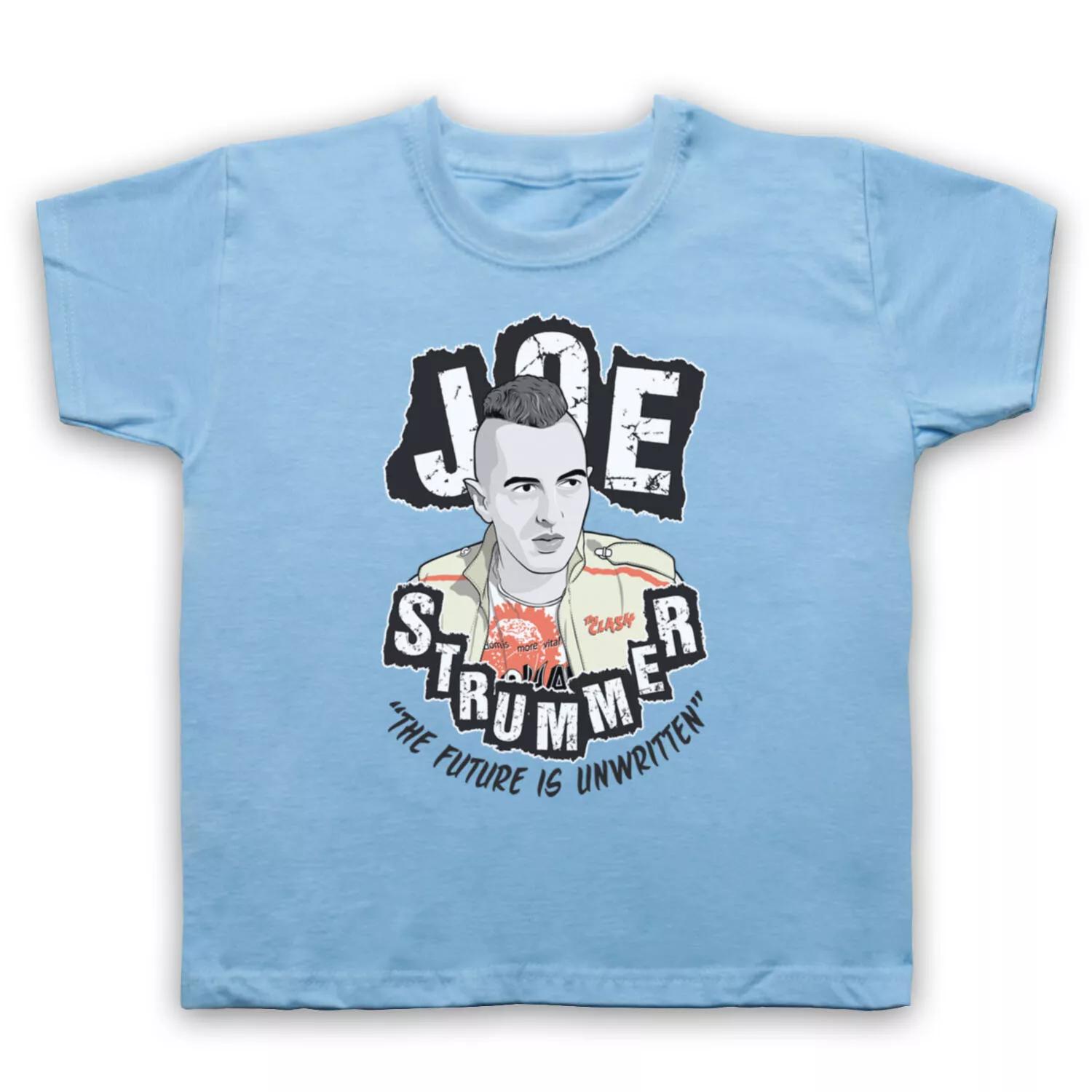 JOE STRUMMER UNOFFICIAL FUTURE IS UNWRITTEN PUNK ROCK KIDS CHILDS T-shirt 160