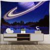 Universe Space Milky Way Galaxy Art Tapestry Wall Hanging Beach Towel Picnic Mat Dorm Bedroom Room Aesthetics Home Decor