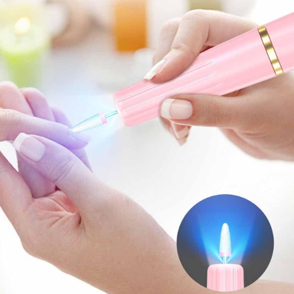 Low Noise Electric Nail Drill Machine Multiple Gears Nail Polishing Tool  Gel Nails