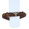 Fashion PU Cowhead Belt Adjustable Handwoven Hat Decoration Handmade Hats Bands Men