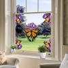 Colorful Window Film PVC Electrostatic Church Glass Decal Wall Sticker Art Mural Wallpaper for Home Decoration