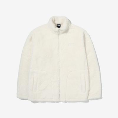 Fila Basic Silky Boa Fleece Jacket Fs2plg4101x Swh