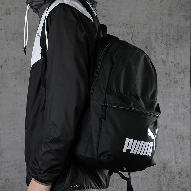 Men's Backpack PUMA Fabric Backpack Unisex Black