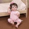 Bambola Reborn da 18 Pollici Full Silicone Vinile Vene Realistiche Bambina Neonato Bambola Per Bambini Regalo