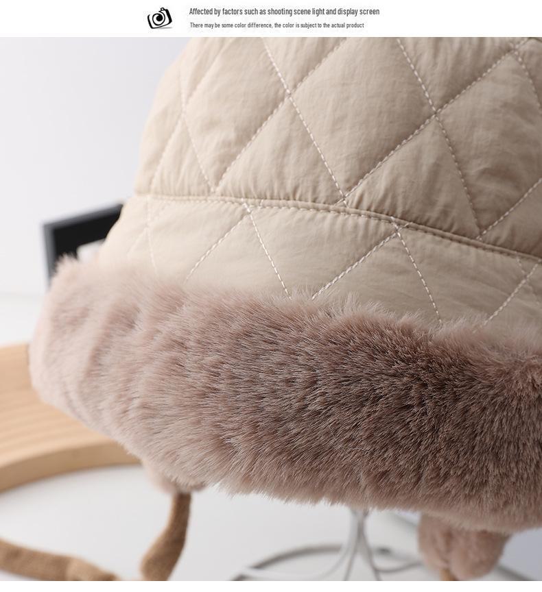 Warm Fleece-Lined Versatile Fisherman Hat with Ear Protection for Autumn and Winter