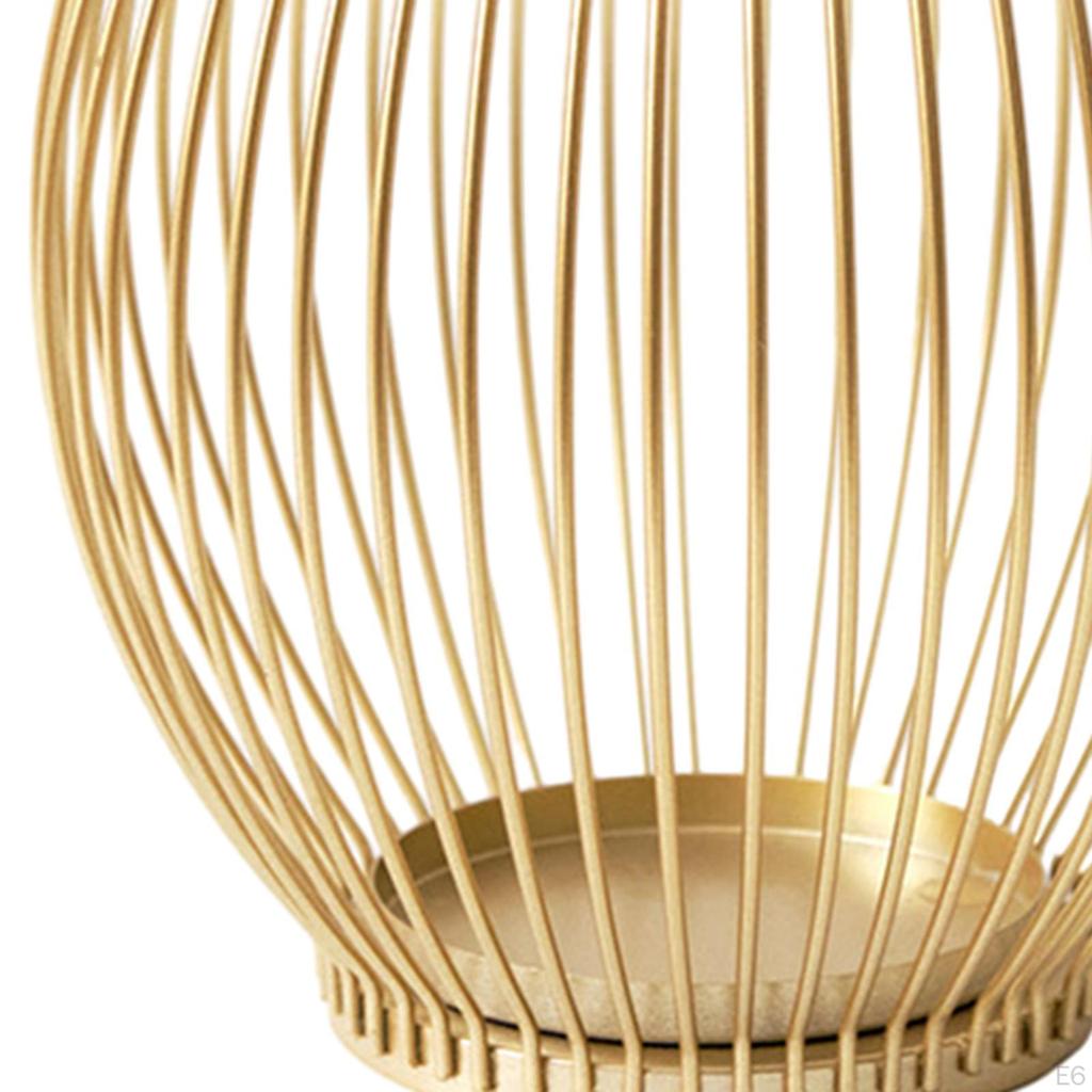 Świece Stojak Metalowy Świecznik Klatka Domowy Świecznik Filarowy Świecznik na Rocznicę Ślubu