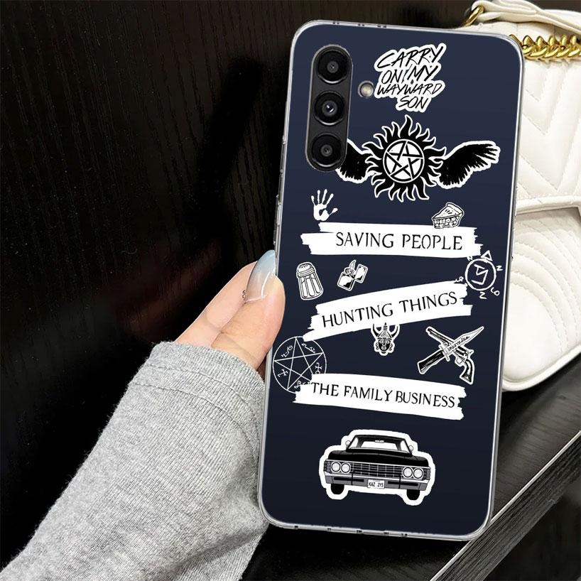 Babaite Supernatural SPN Case for Samsung A17 A16 A56 A36 A26 A15 A55 A35 A25 A14 A54 A34 A24 Phone Cover A13 A53 A33 A23 A05S A