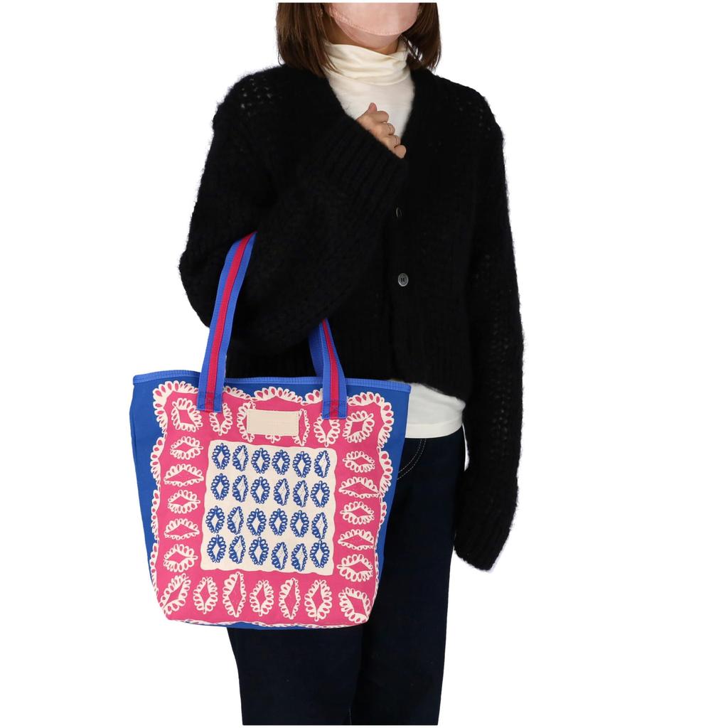 Tsumori Chisato Diamond Flower Tote Bag L Blue