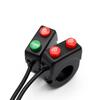Motorcycle Control Headlight Horn 2-function Switch 22 Handlebar Tube Diameter 2-in-1 Combination Switch Motorcycle Accessories