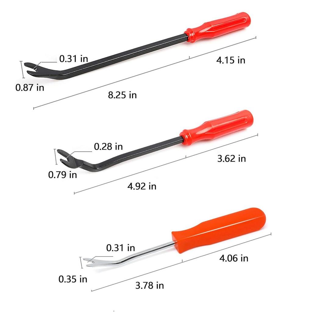 6-inch & 8-inch Car Headlight Plastic Buckle Pliers with Screwdriver for Door Panel & Clips Repair