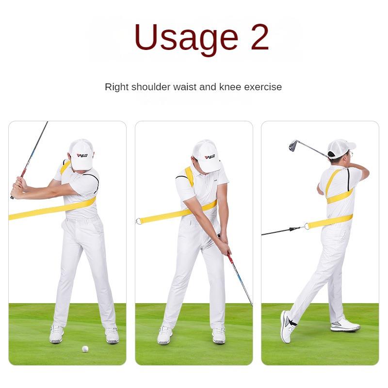 PGM Golf Swing Twist Training Band Improves Explosive Power Exercises Physical Fitness Pull Rope Strengthens Balance HL014