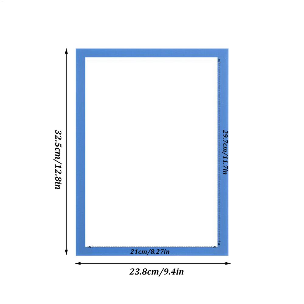 A4 Removable Picture Frames Magnetic Picture Frame Home Decor for Car Door Bedroom School Classroom Travel Vacation Graduation