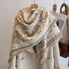 Elegance Women'S Two-Sided Printed Scarf - Soft Warm Fringed Pashmina Shawl, Autumn & Winter Outdoor Coldproof Windpro