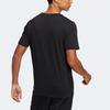 adidas Alphabet Pattern Print Round Neck Short Sleeve T-Shirt Men Tops Black HE9944
