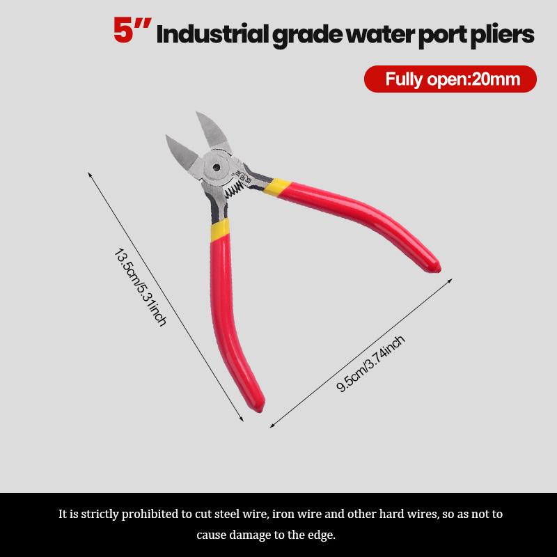 

5-дюймовые ультраострые кусачки, маленькие диагональные кусачки с пружинными кусачками для резки поделок и кабеля