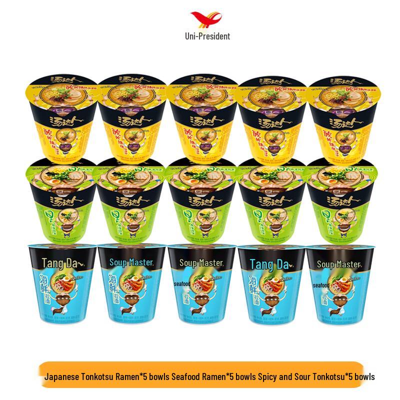 Uni-President Tang Daren Assorted Ramen Cup Noodles