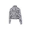 Puma Zebra Print Sports Stand Collar Jacket Women Jacket Black 846282-02