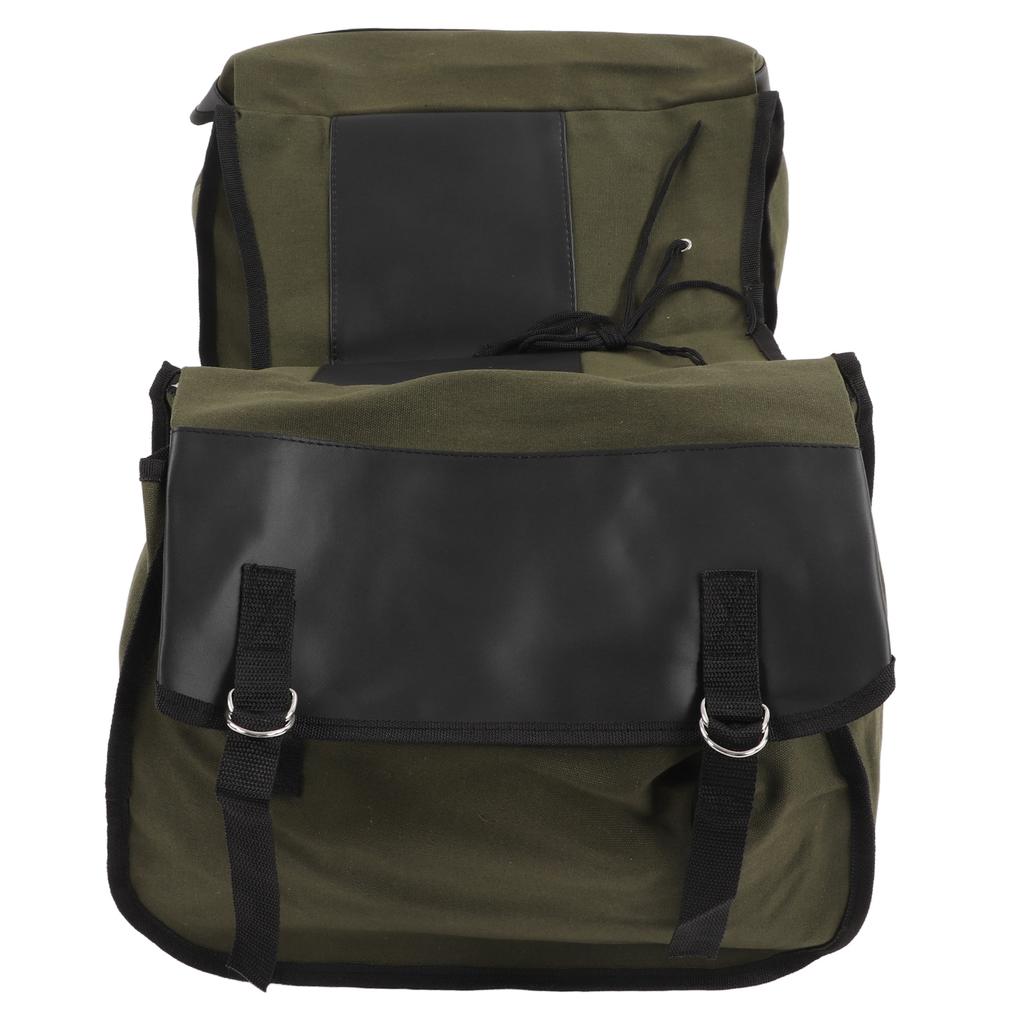 Portable Bicycle Rear Seat Trunk Bag Large Capacity Mountain Bike Tail Bag for CyclingMilitary