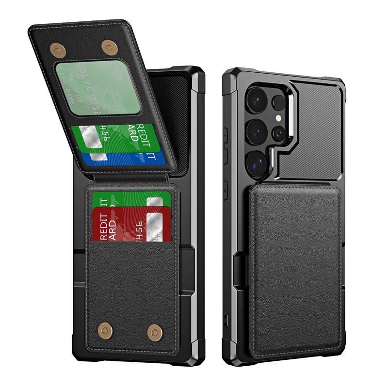Schokbestendige Flip Portemonnee Case voor Samsung S26 Ultra/S24 Plus
