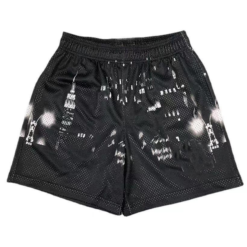 

Американские повседневные сетчатые фитнес-шорты - Тренировки по баскетболу, Выше колена, Дышащий стиль для мужчин M