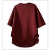 Unisex Loose Fit Round Neck T-Shirt with Sequins and Rivets