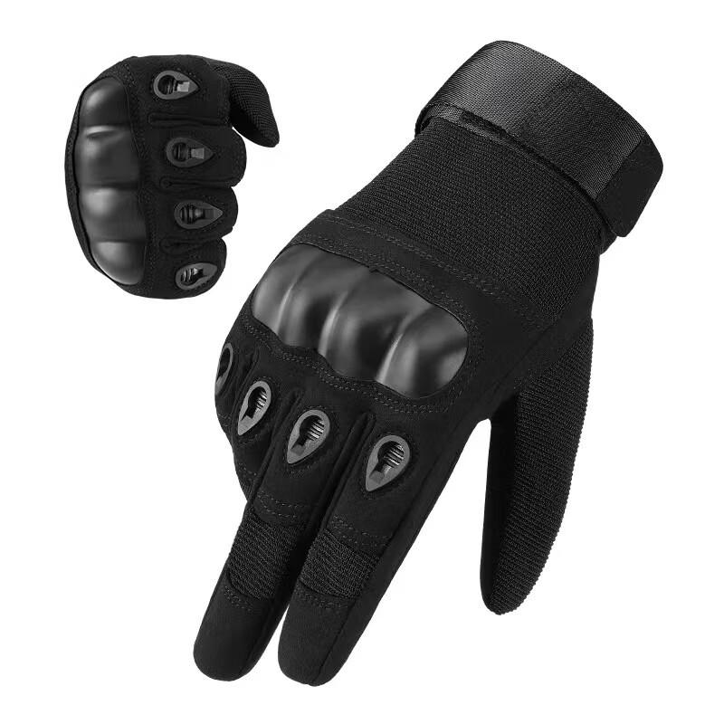 Maihanxin Full Finger Hard Shell Outdoor Training Gloves M-XL