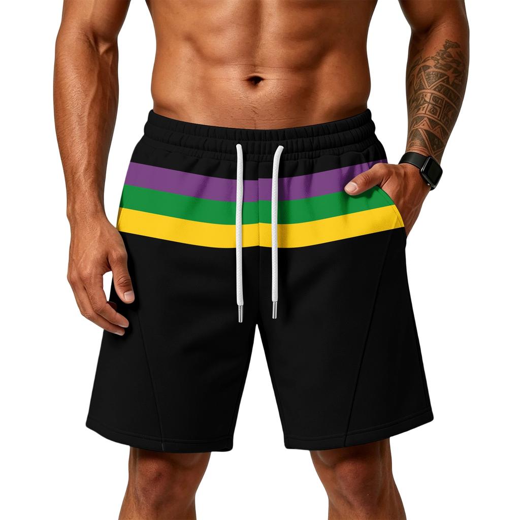 Men's Loose Fit Air Layer Shorts with Pockets Gym Workout Training Beach Casual Athletic Sportswear
