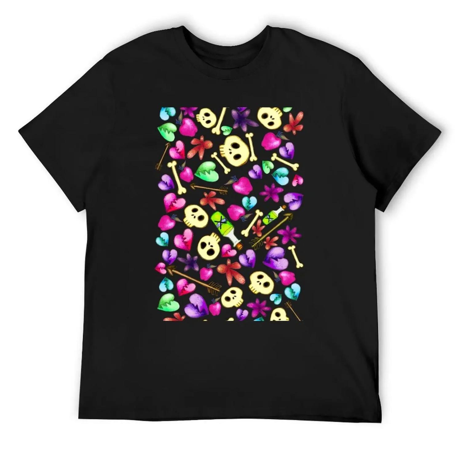 

Bad Arrows & Broken Hearts T-Shirt anime figures Louboutins plus size tops shirts graphic tee men XXXXXL чорний