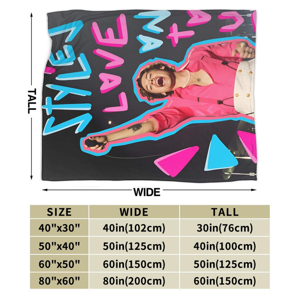 H-Harry Styles Blanket Super Warm Novelty Plush Throw Blanket For Students Couch Chair Sofa Bed Flannel Bedspread Bed Cover