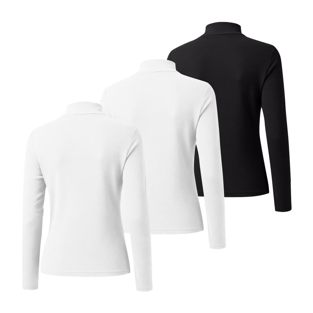 Women's Winter German Velvet Long Sleeve T-shirt Warm Bottom  Top