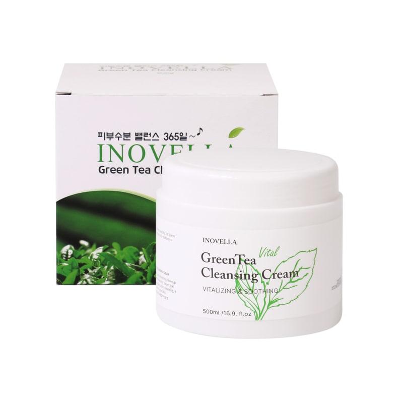

Inovella Skin Балансирующий увлажняющий очищающий крем с зеленым чаем 500 г
