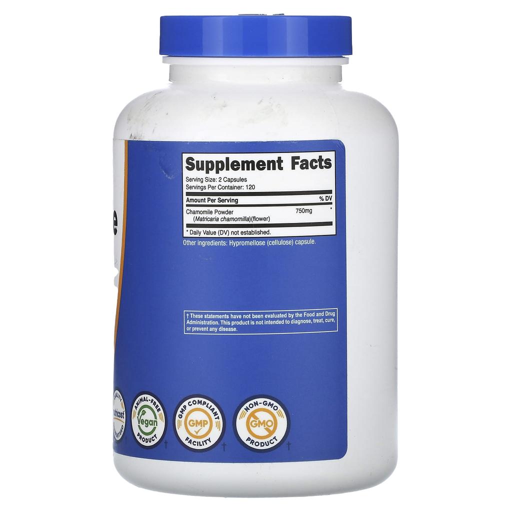 Chamomile, 240 Capsules (375 Mg Per Capsule)