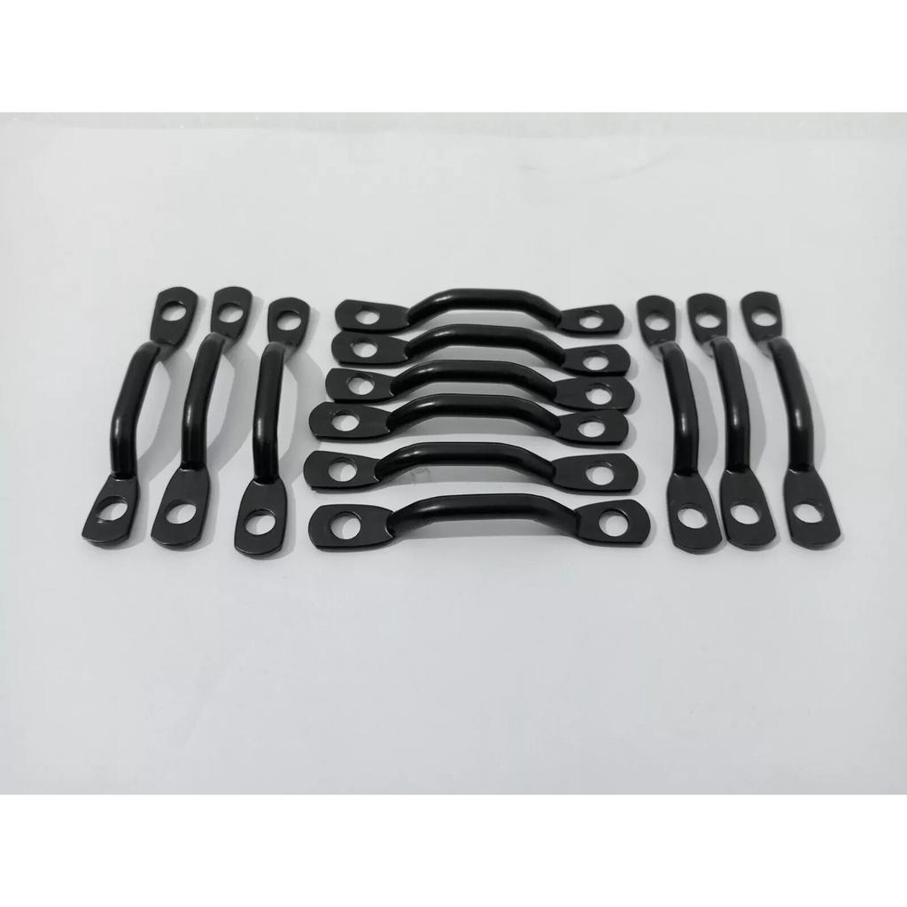 JEEP WILLYS MB GPW CJ2A 3A 3B CJ5 M38 M38A1 FOOTMAN LOOPS BRACKET 12 PCS |Fit H9
