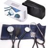 Home Arm-Type Manual Blood Pressure Monitor with Double-Tube, Double-Head Mechanical Stethoscope