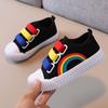 Kinder Canvas Schuhe Neue Frühling und Herbst Jungen und Mädchen Regenbogen Vielseitige Bequeme Board Schuhe