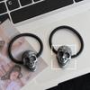 Skull Hair Rope Hair Scrunchie for Women 3D Skull Head Hairband Teens Girl Vintage Hair Tie Ponytail Hair Band Headpiece