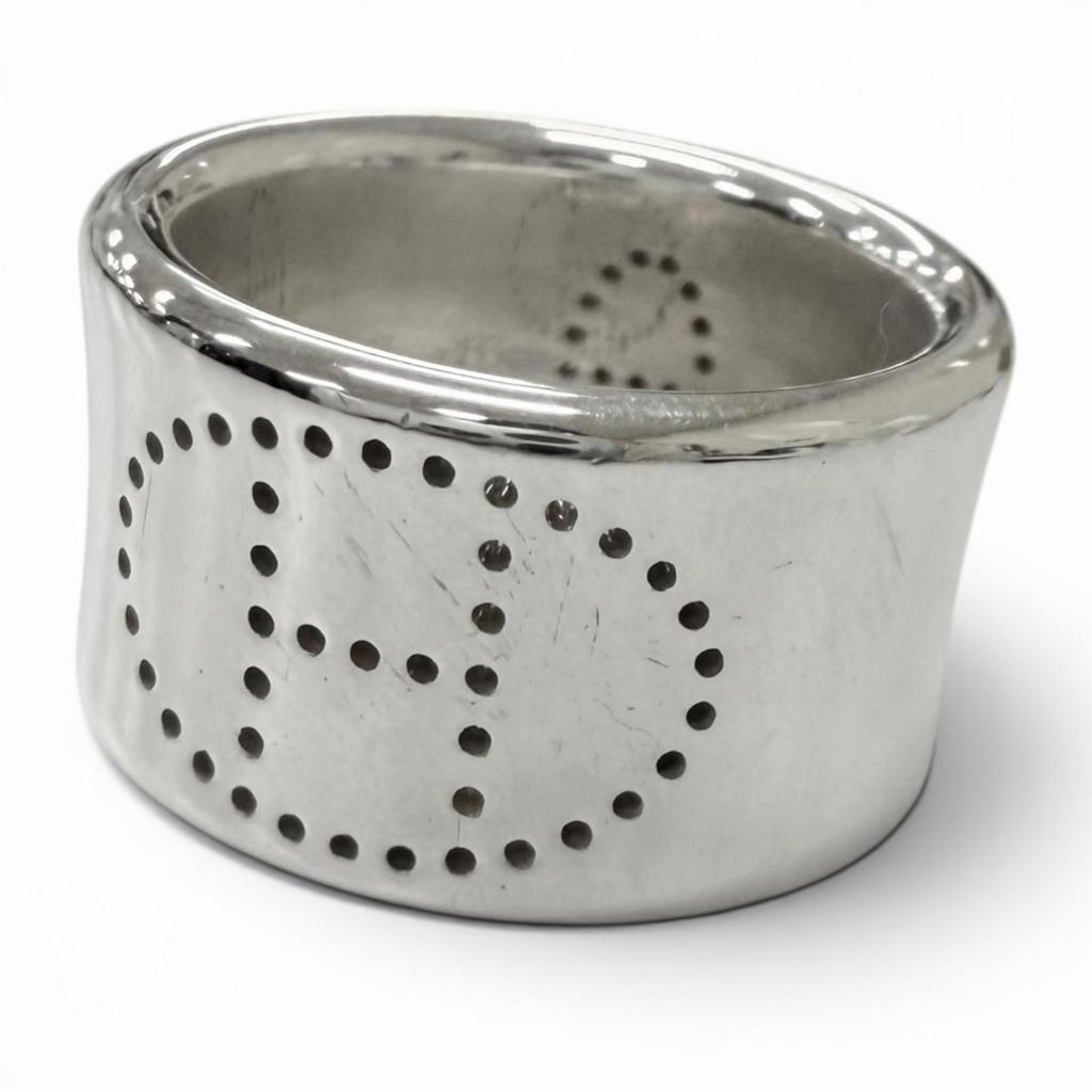 Excellent HERMES Ring Ring Eclipse Luban Silver AG925 Women 46 Used