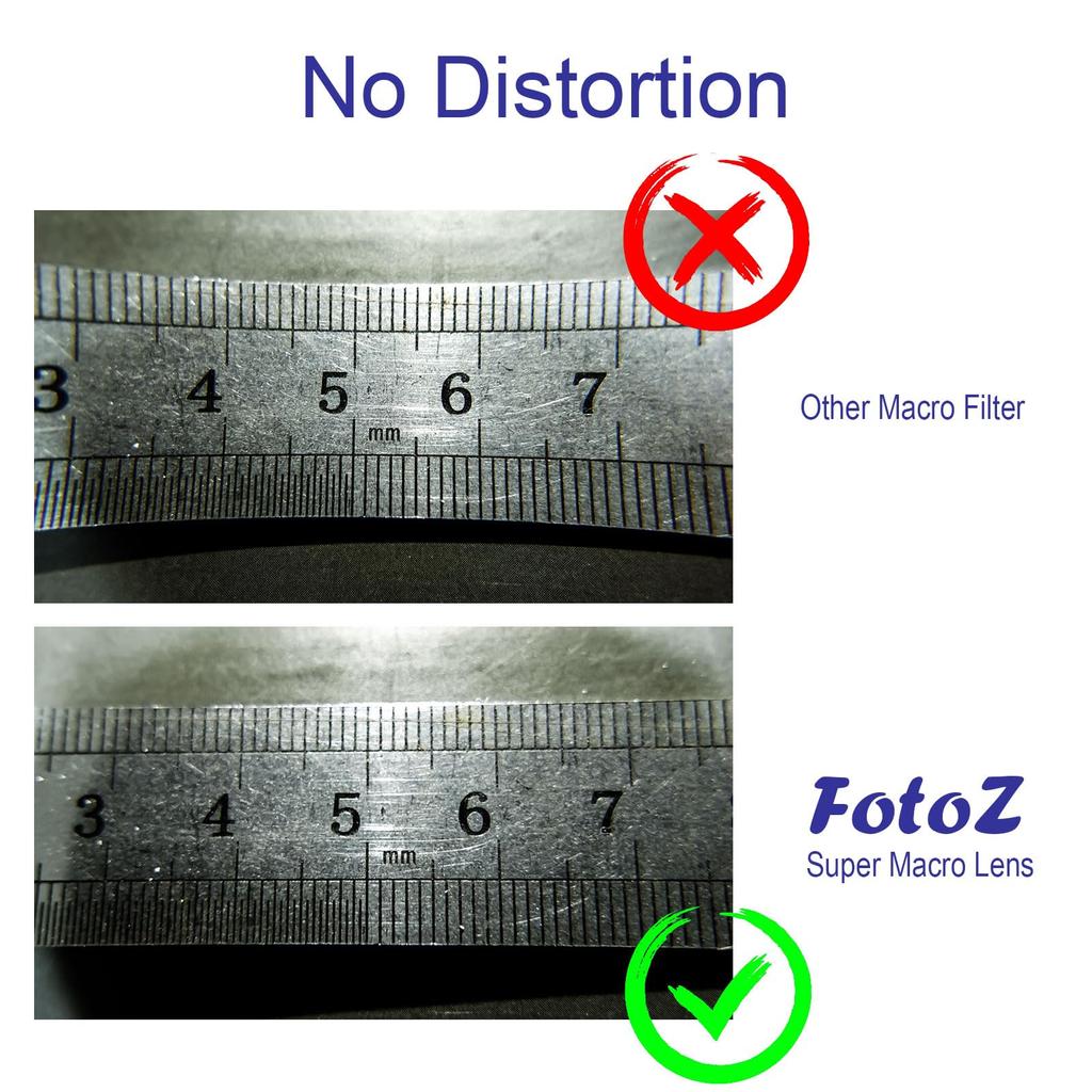 FotoZ 49mm 10x Professional Macro Conversion Super Macro Lens for Canon EOS M6 M50 Mark II M100 M200 R50 R100 Kit Lens Lens, EF-M 15-45mm RF-S 18-45mm