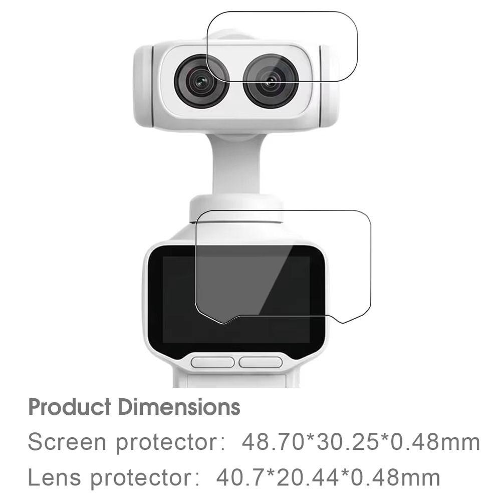 Tempered Glass Lens Films Protective Films for Insta360 Luna Ultra Gimbal Camera Accessories