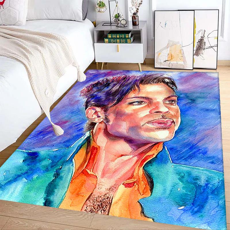Prince's Iconic Guitar Artistry carpet Living room and bedroom mats floor mats Art Bathroom mat Room