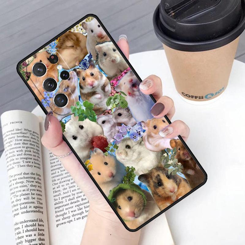 Hamster Kunst Handyhülle Cover Für Samsung Galaxy S24 S25 Ultra S21 S22 Ultra S10E Note 10 Plus Note 20 FE S23