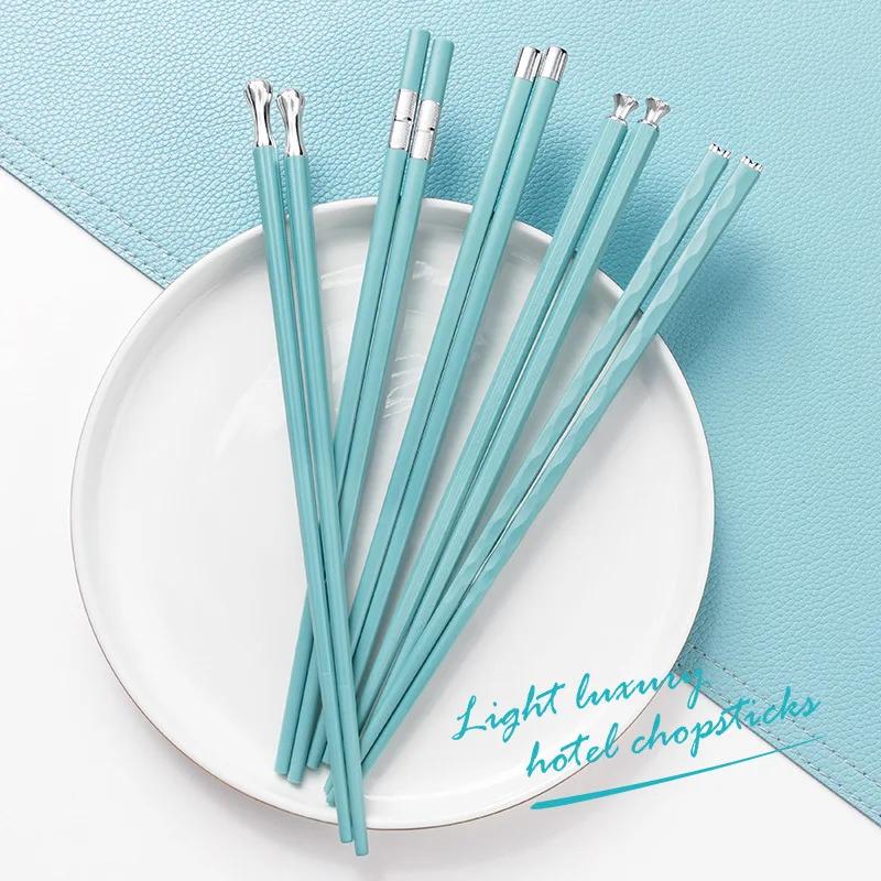 5/10Pairs High Quality Japanese Non-Slip Chopsticks Korean Home Hotel Restaurant Portable Healthy Food Stick For Sushi